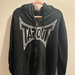 Black Tapout zip-up hoodie #Y2K. #2000s #fashion  Perfect condition!
